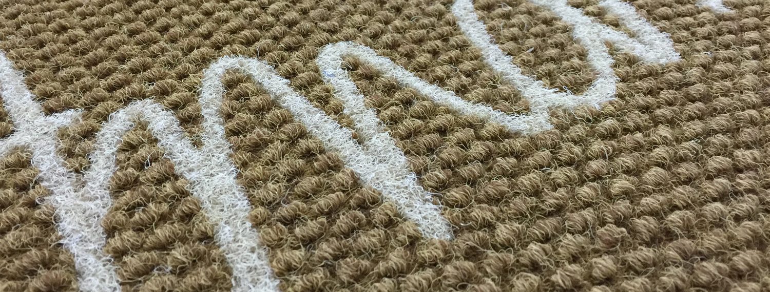zerbino, tappeto personalizzato cocco